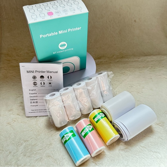 Portable Mini Printer - Picture 1 of 9